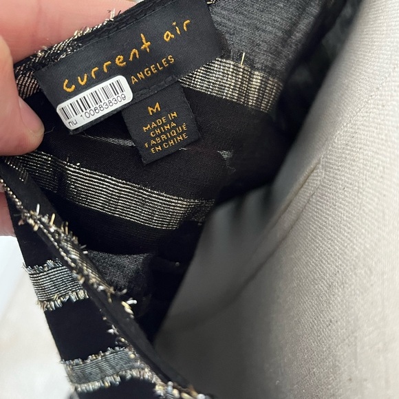 Anthropologie Current Air Los Angeles Black & Gold Tank - Picture 5 of 8